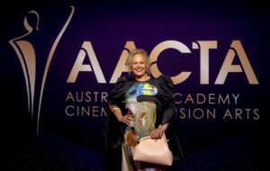 Leah Purcell at the AACTA Awards, nominated for her role as Best Performing Actress